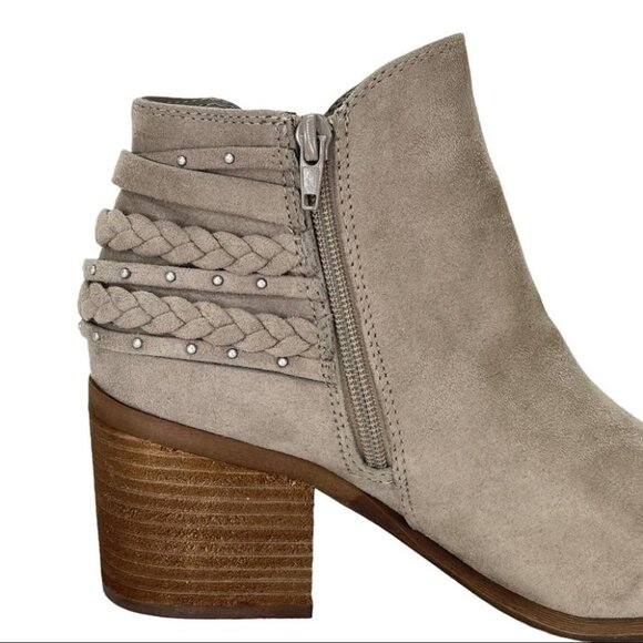 Carlos Santana Ashby Light Doe Fabric Microsuede Womens Ankle Boots Size 9.5M - Picture 8 of 12